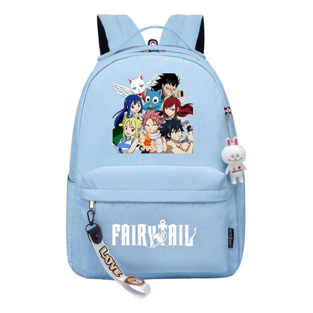 Printed Teenage Student Backpack, Casual Bag, Girl Backpack