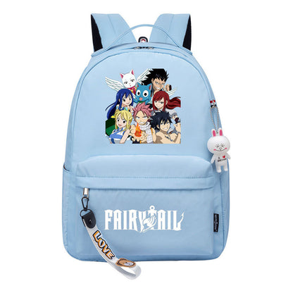 Printed Teenage Student Backpack, Casual Bag, Girl Backpack