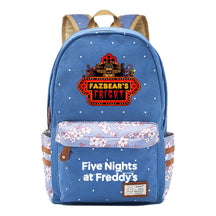Toy Bear Game Fashion Printed Teenage Girls Student School Bag Men's And Women's Casual Canvas Backpack