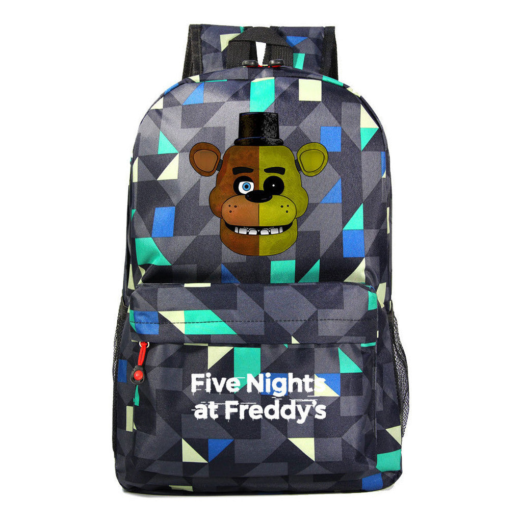 Fashion Toy Bear Game Fashion Starry Sky Youth Student Backpack Men's And Women's Leisure Backpack
