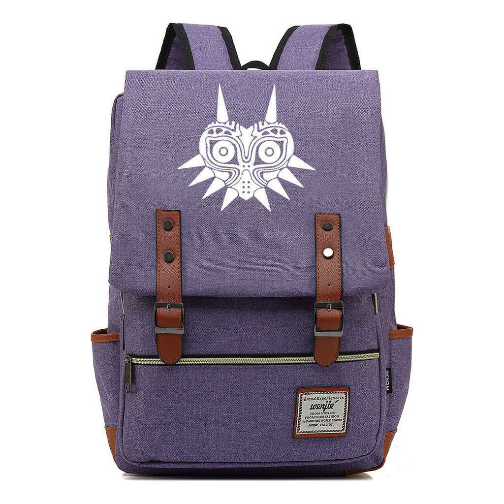 Printed Youth Student Backpack For Men And Women's Casual Classic Backpack