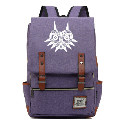 Printed Youth Student Backpack For Men And Women's Casual Classic Backpack