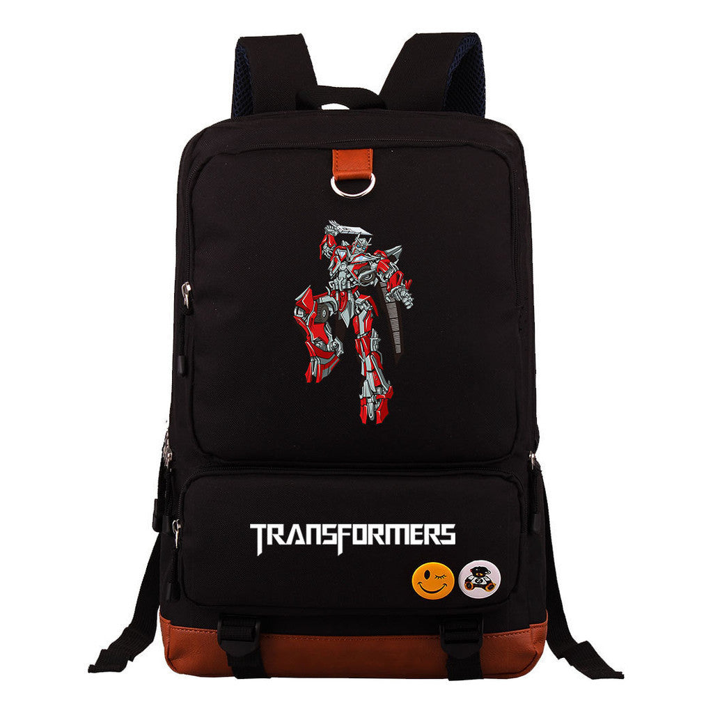 Transformed Mecha Youth Student Backpack, Men's And Women's Backpack, Travel Bag