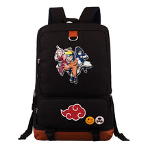 Cartoon Naruto Uchibo Youth Student School Bag Large Capacity Travel Bag Men's And Women's Backpack