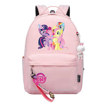Cartoon Pony Unicorn Printed Youth Student School Bag Men's And Women's Leisure Bag Women's Backpack