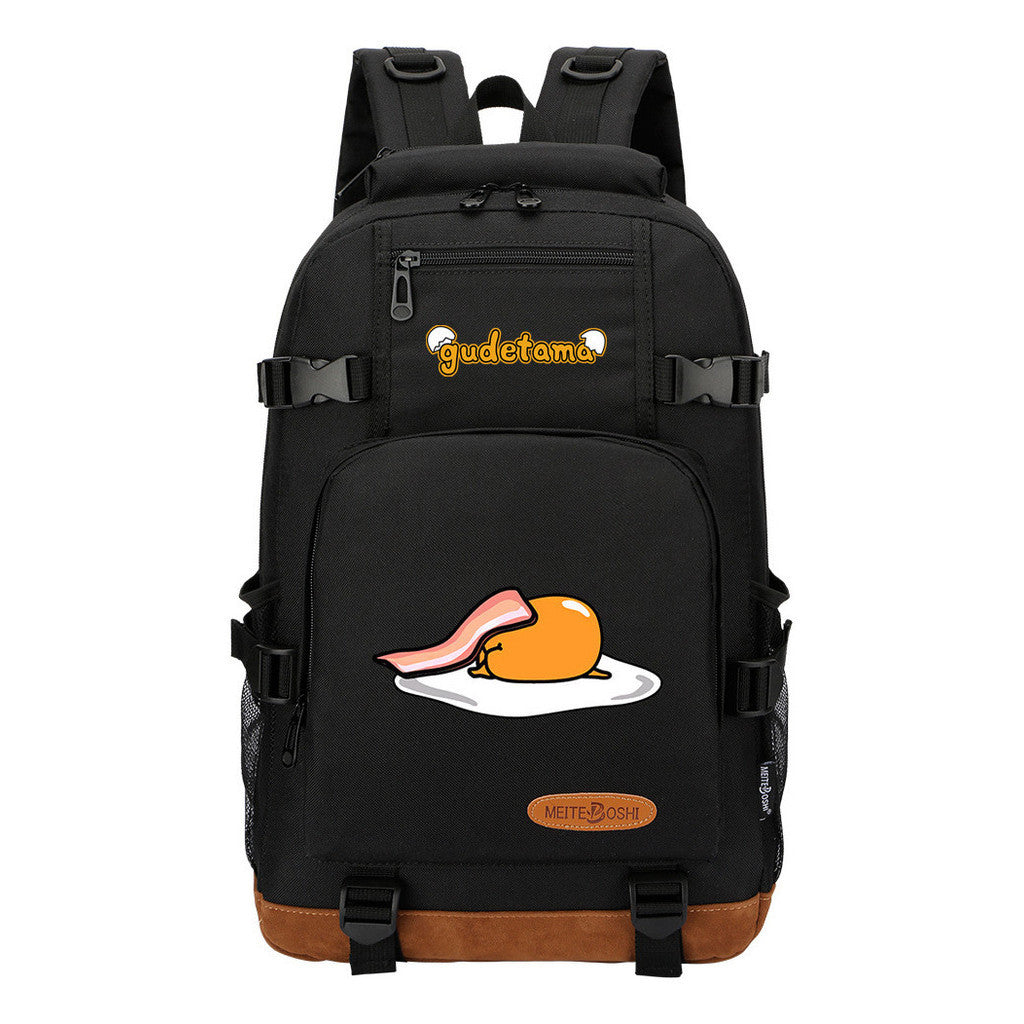 Lazy Egg Student Backpack, Boys And Girls Backpack