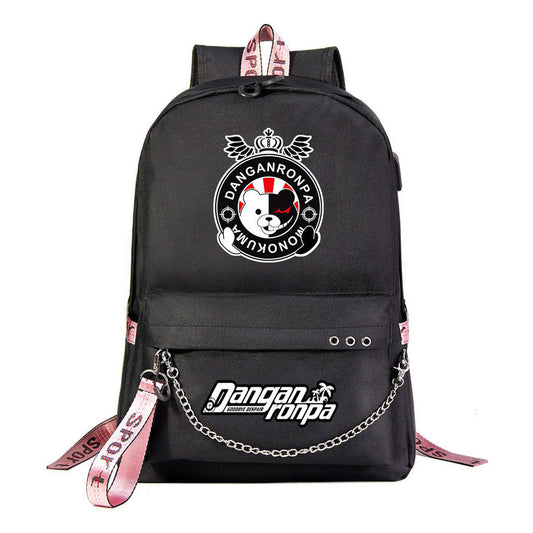 Usb Youth Student Backpack For Men And Women's Leisure Travel Backpack