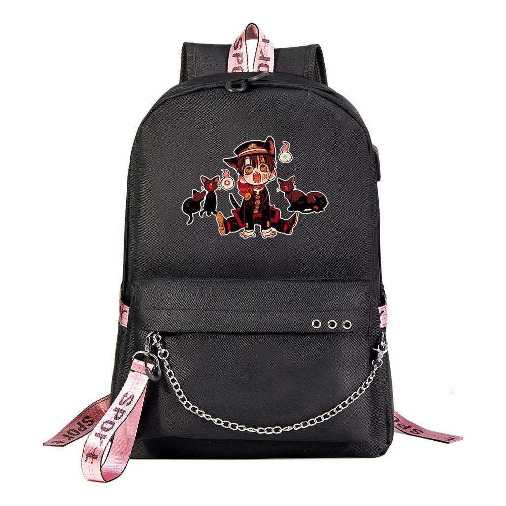 Usb Youth Student Backpack For Boys And Girls Leisure Travel Backpack