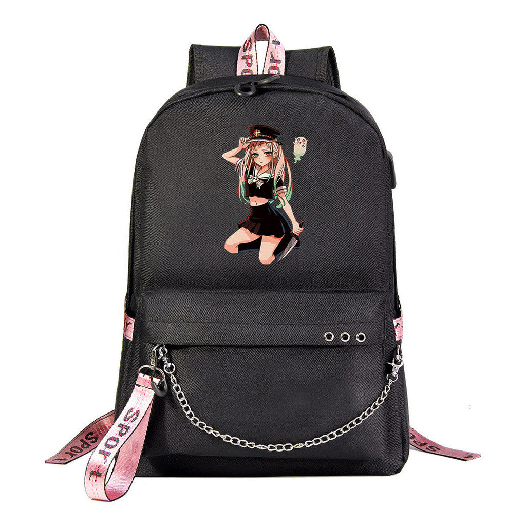 Usb Youth Student Backpack For Boys And Girls Leisure Travel Backpack