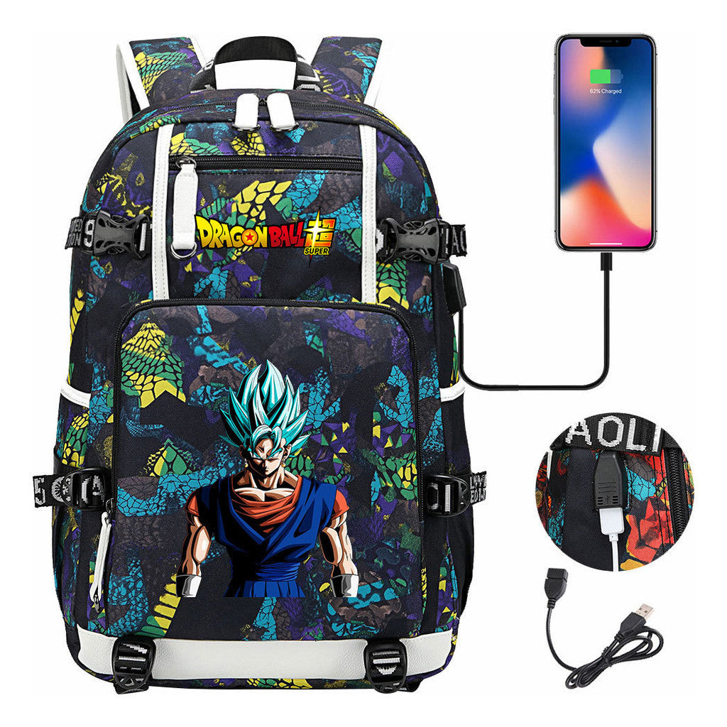 Sun Wukong Usb Large Capacity Youth Student Backpack For Leisure Travel Backpack