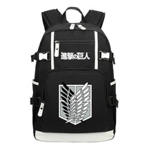 Giant Wings Of Cartoon And Anime Attack Youth Student Backpack, Leisure Travel Backpack