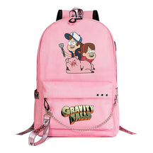 Cartoon Strange Town Youth Student School Bag Men's And Women's Leisure Travel Backpack