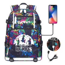 Volleyball Youth Usb Large Capacity Youth Student School Bag Men's And Women's Leisure Travel Backpack