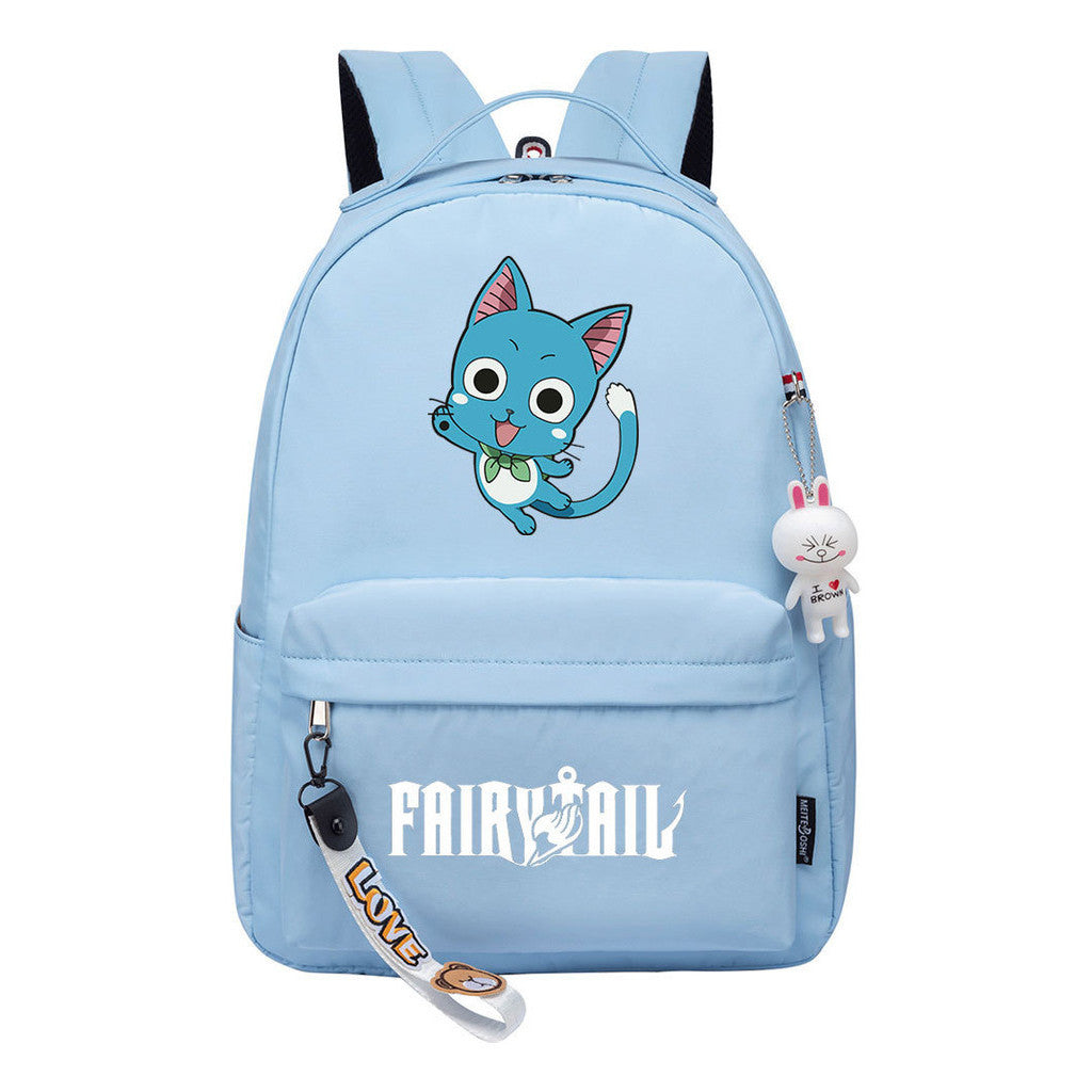 Printed Teenage Student Backpack Men And Women, Casual Bag Girls Backpack