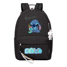 Interstellar Baby Stitch Printed Youth Student School Bag For Men And Women Leisure Travel Bag For Women Backpack