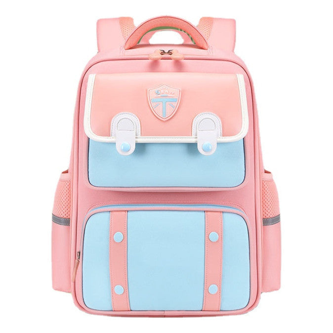 Student Backpack Spine Protection And Load Reduction, With Durable Capacity For Children