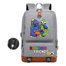Rainbow Friend Usb Youth School Bag Leisure Travel Backpack