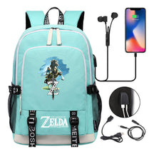 Usb Youth Student Backpack For Men And Women's Leisure Sports Backpack