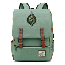 Game Tear Print Of The Kingdom Of Zelda Youth Primary And Secondary School Student Backpack Usb Men's And Women's Leisure Backpack