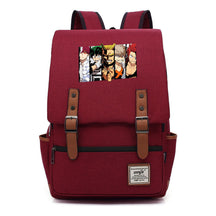 Anime My Heroes Academy Printed Youth Student Backpack Men's And Women's Leisure Belt Buckle Classic Backpack