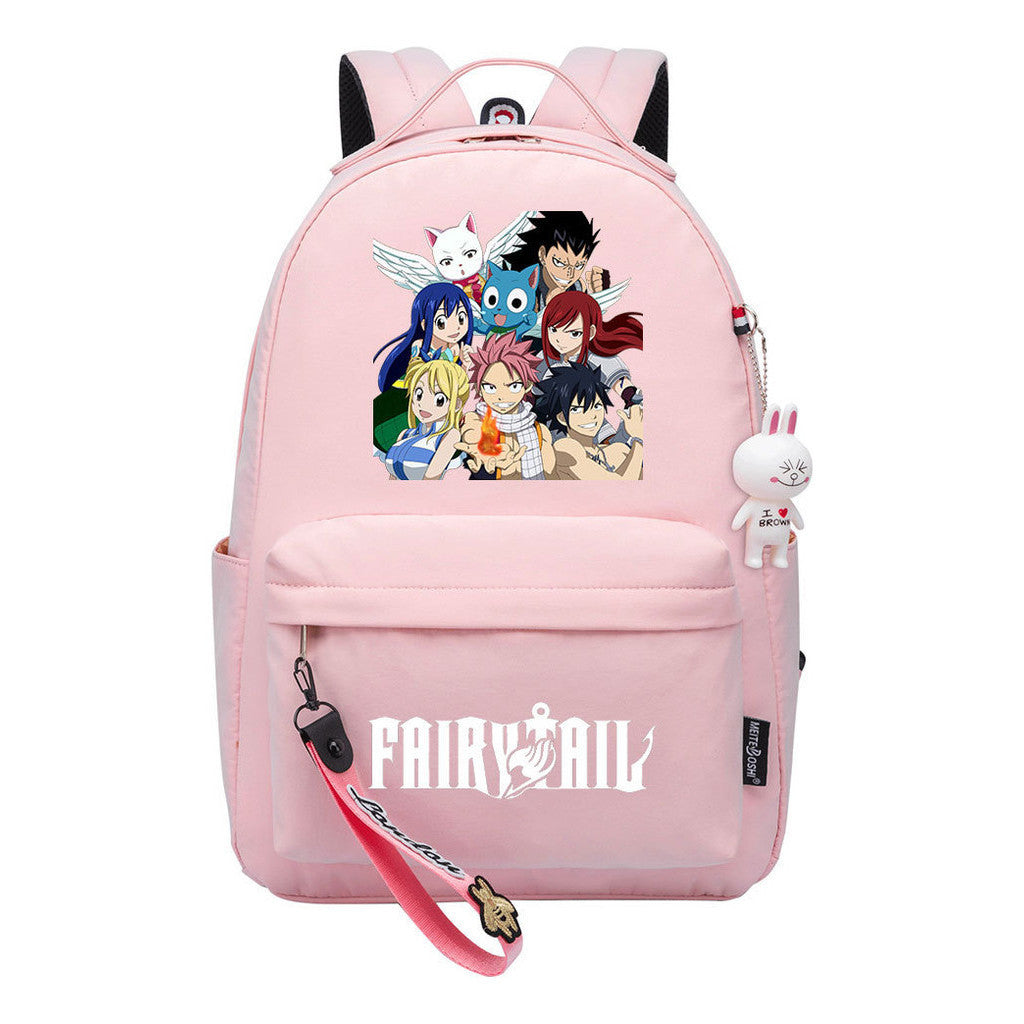 Printed Teenage Student Backpack, Casual Bag, Girl Backpack