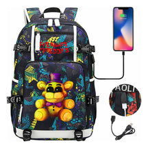 Toy Bear Game Peripheral Usb Youth Student Backpack For Men And Women's Leisure High-capacity Travel Backpack