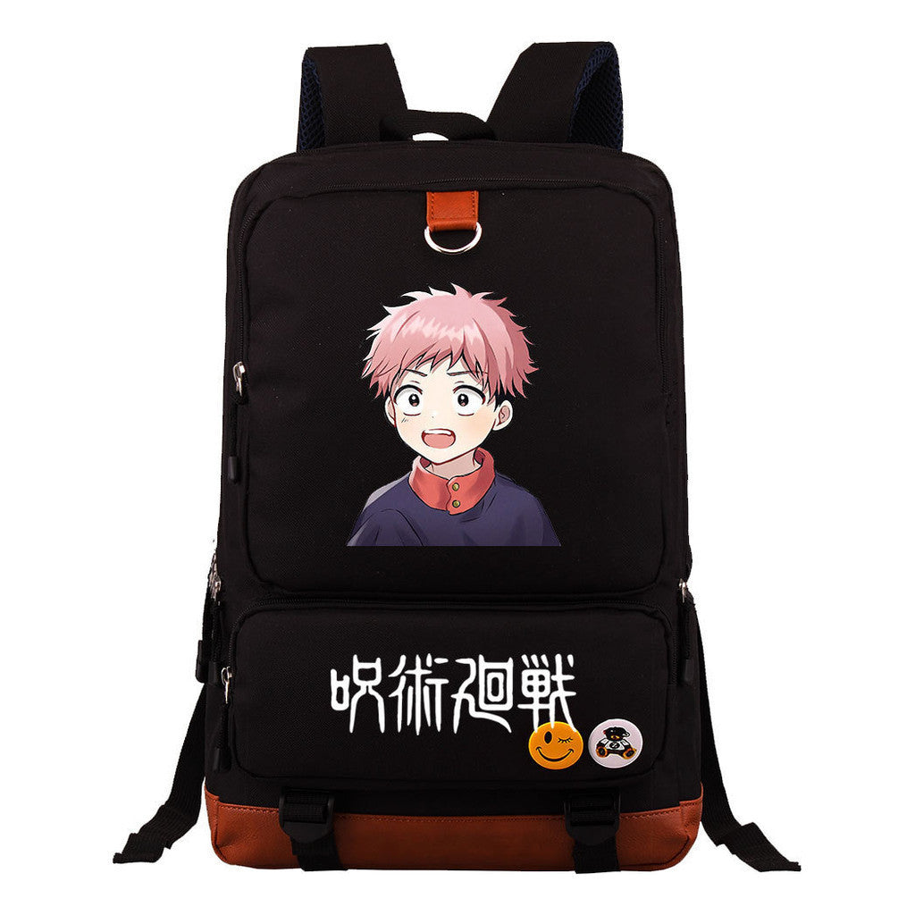 Cartoon And Manga Teenage Student Backpack, Men's And Women's Backpack, Travel Bag