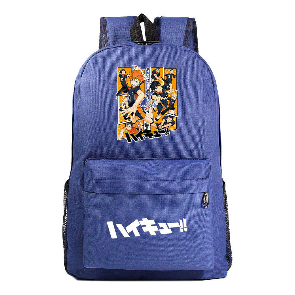 Naruto Usb Large Capacity Youth Student Backpack For Leisure Travel Backpack