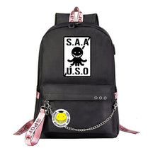 Anime Dark Usb Youth Student Backpack For Men And Women's Leisure Travel Backpack