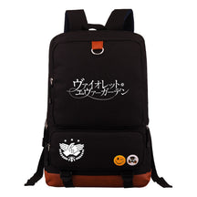 Violet Eternal Garden Printed Youth Student School Bag Large Capacity Travel Bag Men's And Women's Backpack