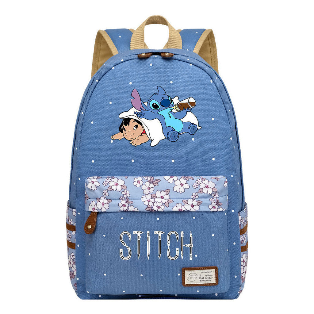 Starcraft Baby Stitch Printed Student Backpack Casual Backpack