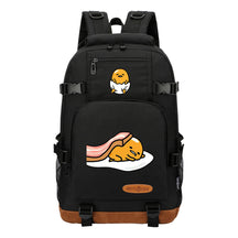 Lazy Egg Teenage Student Backpacks Boys And Girls Backpack