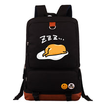 Cartoon Anime Lazy Egg Youth Student Backpack With Large Capacity Travel Bag For Boys And Girls Backpack