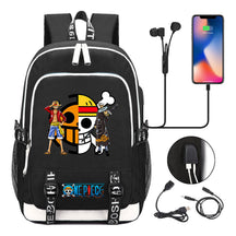 Anime Pirate Wang Lufei Youth Student School Bag Usb Men's And Women's Leisure Backpack