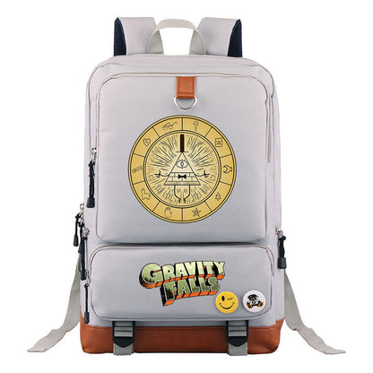 Strange Town Youth Student School Bag Large Capacity Travel Bag Men's And Women's Backpack