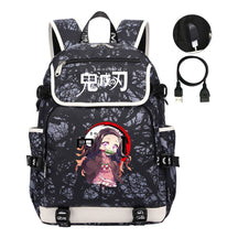 Anime Cartoon Usb Youth Student Backpack For Men And Women Leisure Backpack