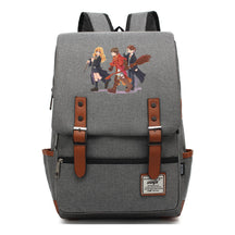 School Of Witchcraft And Wizardry Printed Youth Student School Bag Casual Belt Buckle Classic Backpack