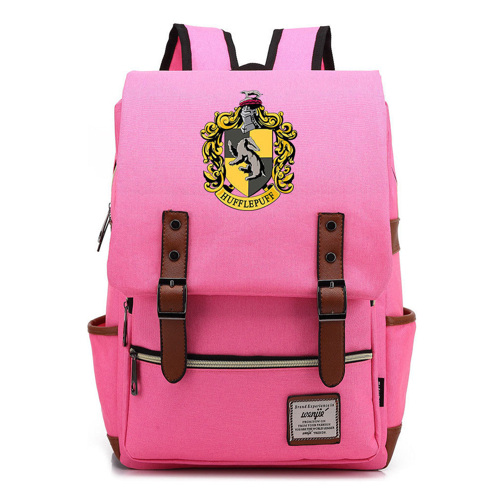 School Of Magic Printed Schoolbags For Men And Women Leisure Belt Buckle Classic Backpack 38*27*12.5cm