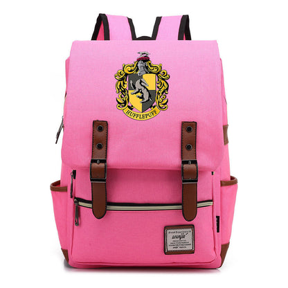 School Of Magic Printed Schoolbags For Men And Women Leisure Belt Buckle Classic Backpack 38*27*12.5cm