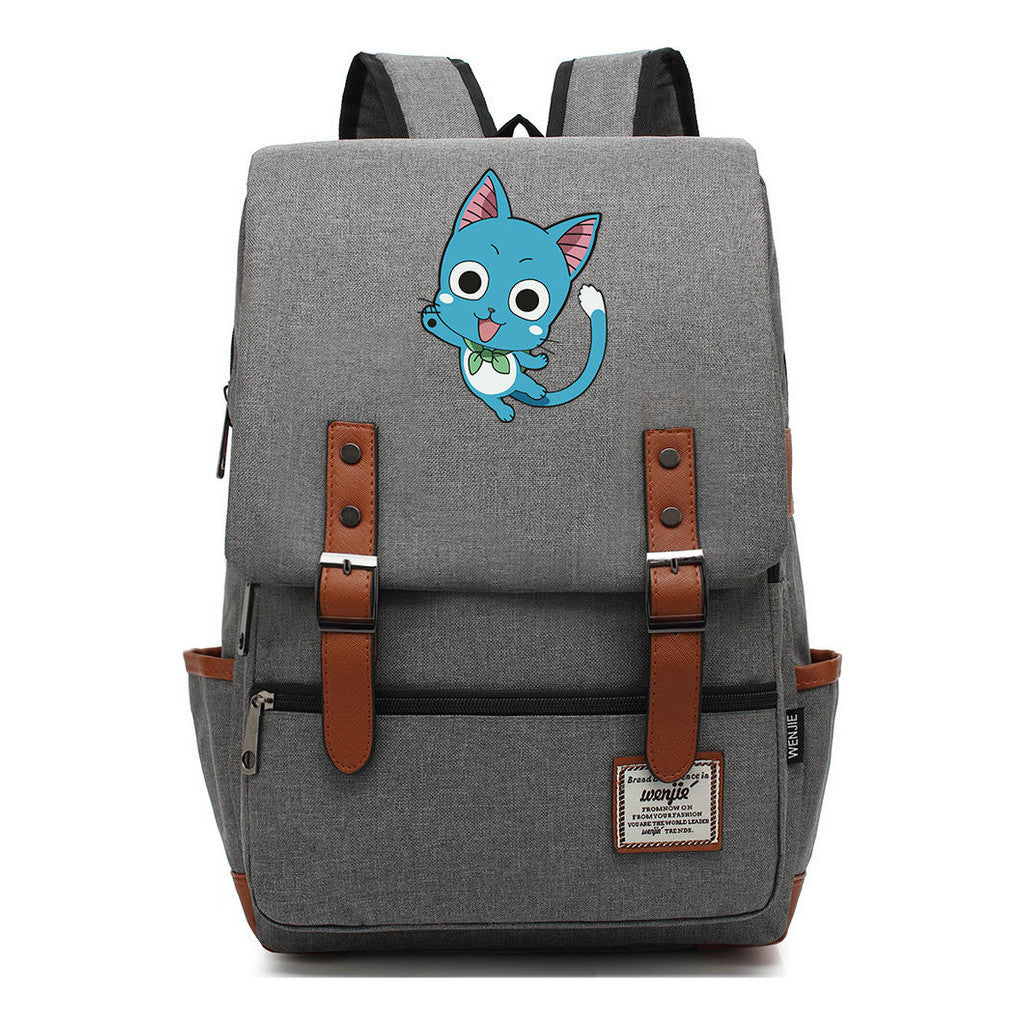 Printed Schoolbags Young Students And Classic Backpacks With Belt Buckles  Men And Women 38*27*12.5cm