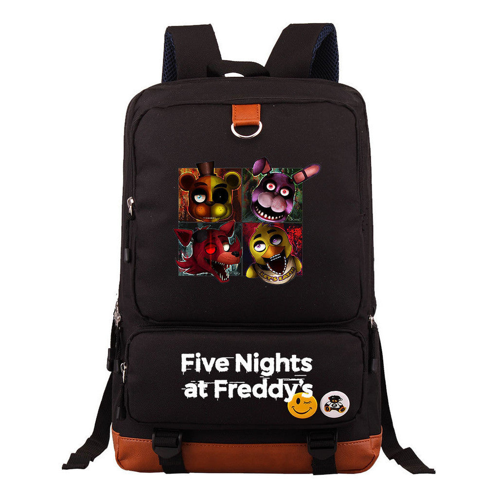 Toy Bear Game Youth Student School Bag Large Capacity Travel Bag Men's And Women's Backpack