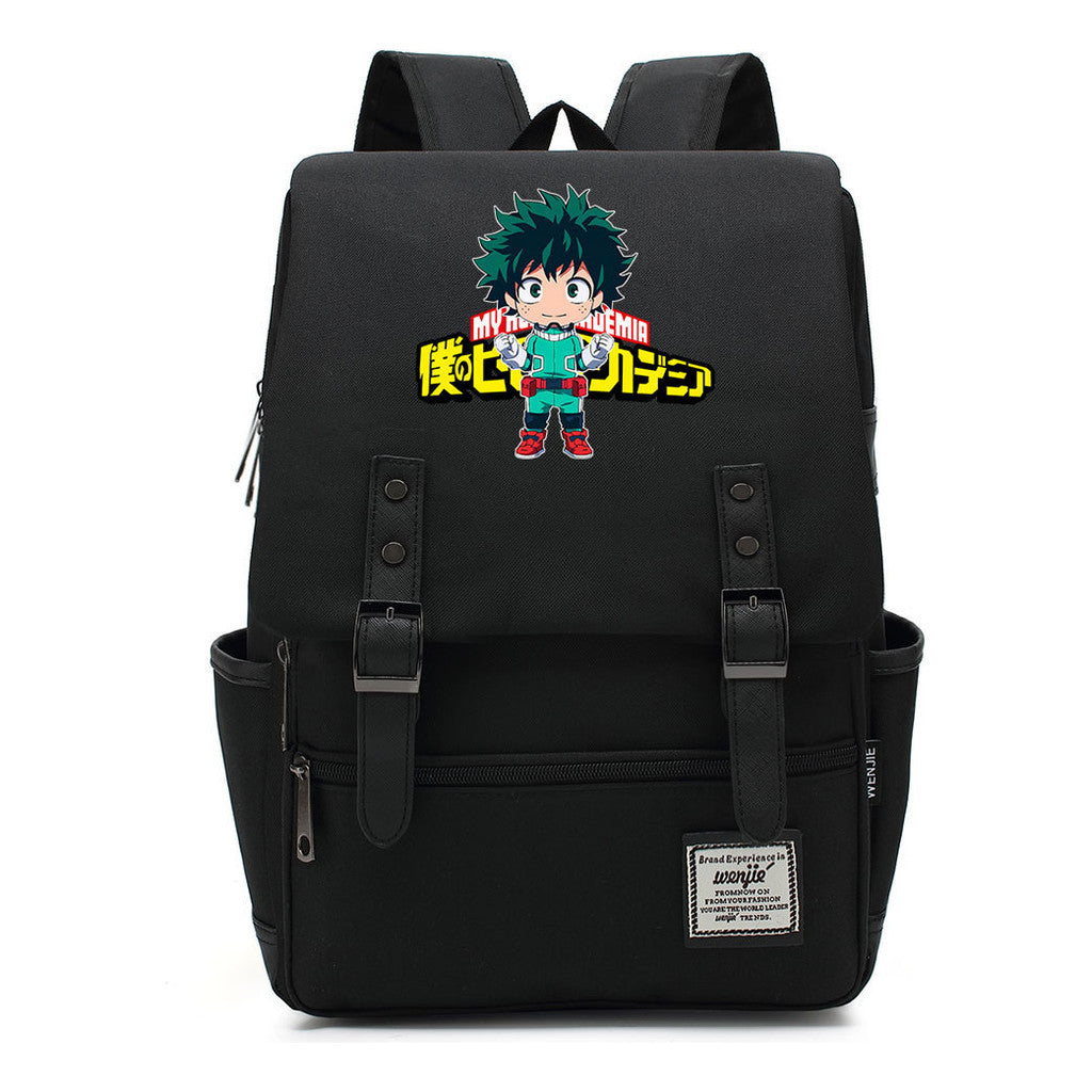 Anime My Heroes Academy Printed Youth Student Backpack Leisure Classic Backpack