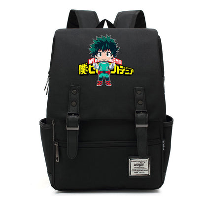 Anime My Heroes Academy Printed Youth Student Backpack Leisure Classic Backpack