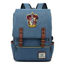 School Of Magic Schoolbag Usb Leisure Belt Buckle Backpack Men And Women