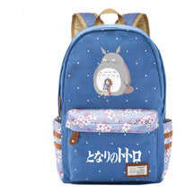 Printed Youth Student School Bag Fragmented Flower Leisure Backpack