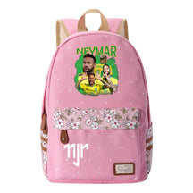 Football Star Neymar Printed Youth School Backpack For Primary And Secondary School Students, Fashionable And Casual Backpack