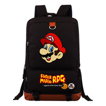 Super Mario Print Youth Student Backpack, Travel Bag, Men's And Women's Backpack