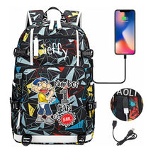 Printed Youth Student Backpack, Backpack, Leisure Travel Backpack
