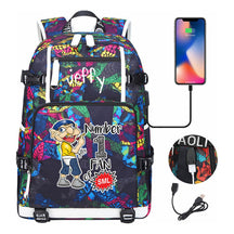 Printed Youth Student Backpack, Backpack, Leisure Travel Backpack