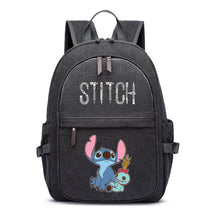 Anime Star Baby Stitch Printed Youth Student Backpack For Men And Women With Casual Woven Straps Backpack